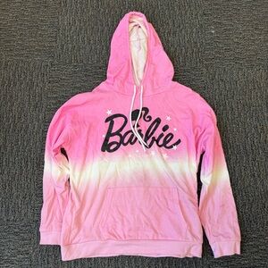 Barbie Pink Hoodie with Black Logo